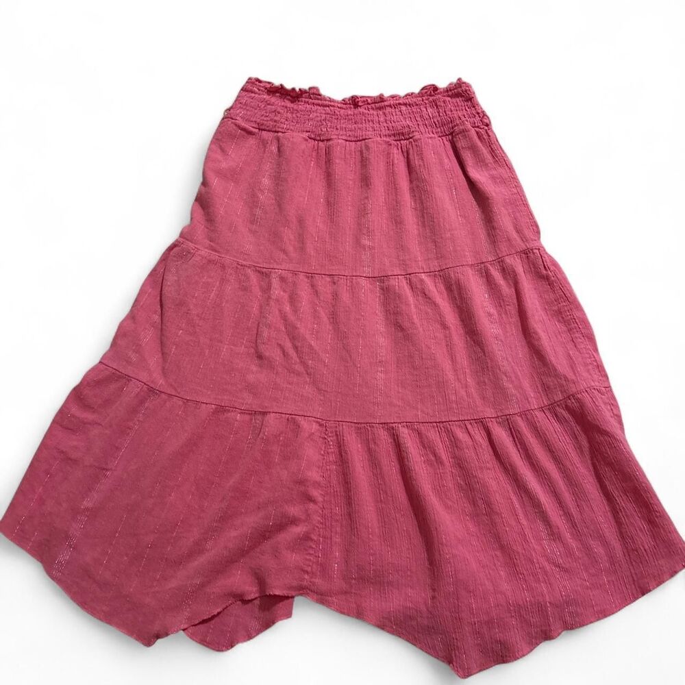 My-michelle Women's Pink and Red Skirt